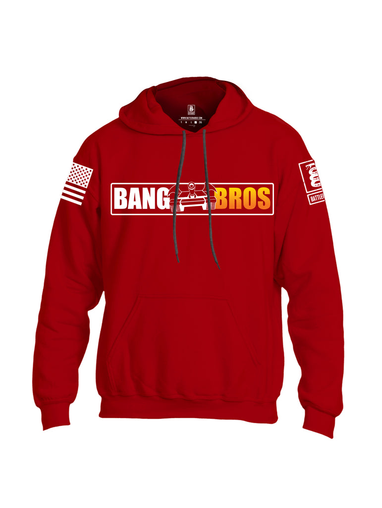 Battleraddle Bang Bros Tank Uni Cotton Blended Hoodie With Pockets