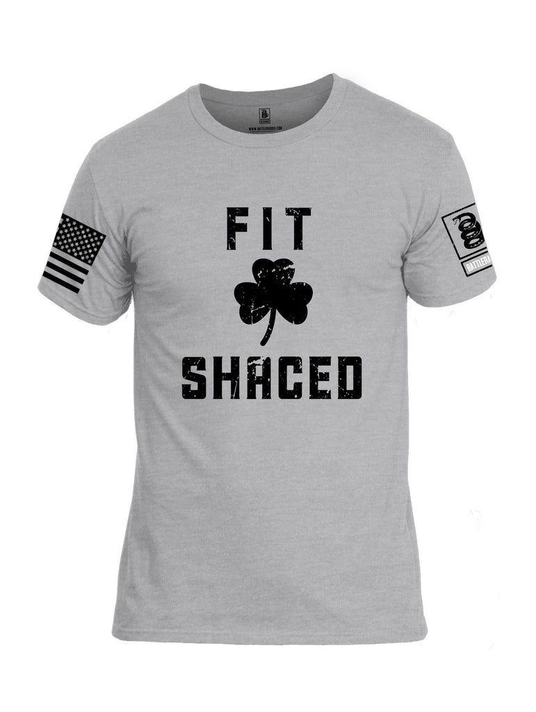 Battleraddle Fit Shaced Black Sleeves Men Cotton Crew Neck T-Shirt