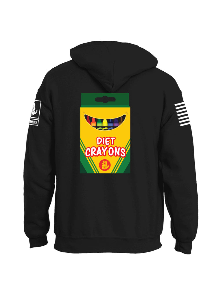 Battleraddle For When You Need To Pass Height And Weight Diet Crayons Snake Logo V2 Mens Blended Hoodie With Pockets