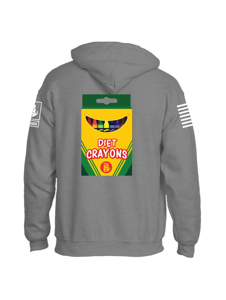 Battleraddle For When You Need To Pass Height And Weight Diet Crayons Snake Logo V2 Mens Blended Hoodie With Pockets