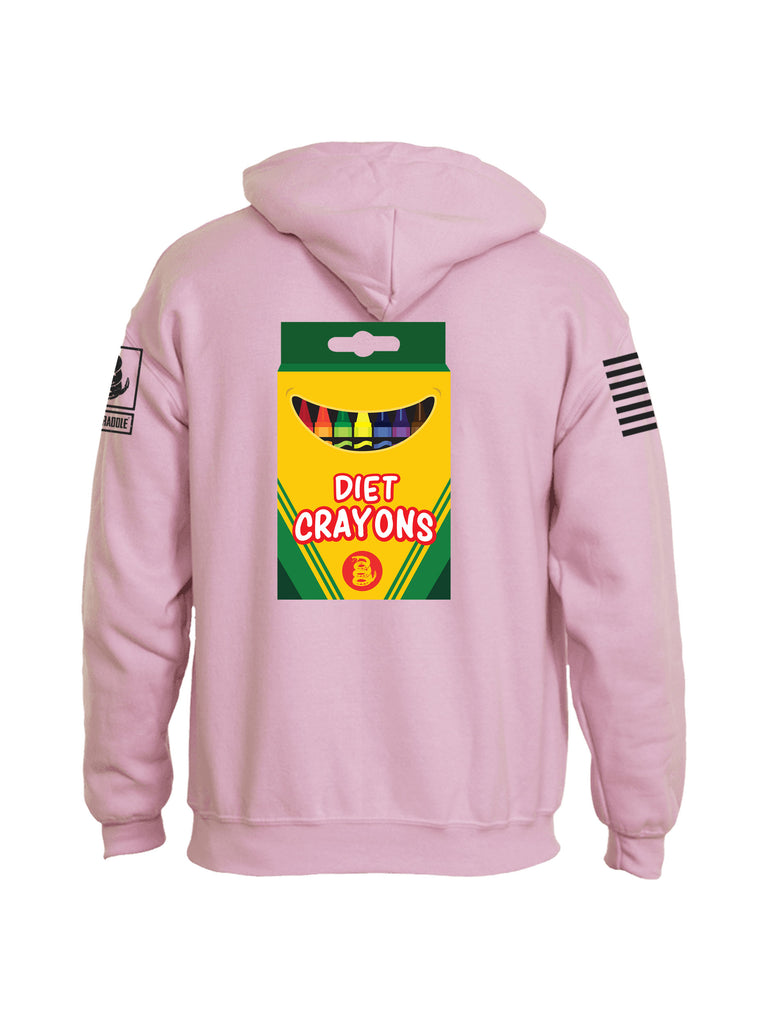 Battleraddle For When You Need To Pass Height And Weight Diet Crayons Snake Logo V2 Mens Blended Hoodie With Pockets