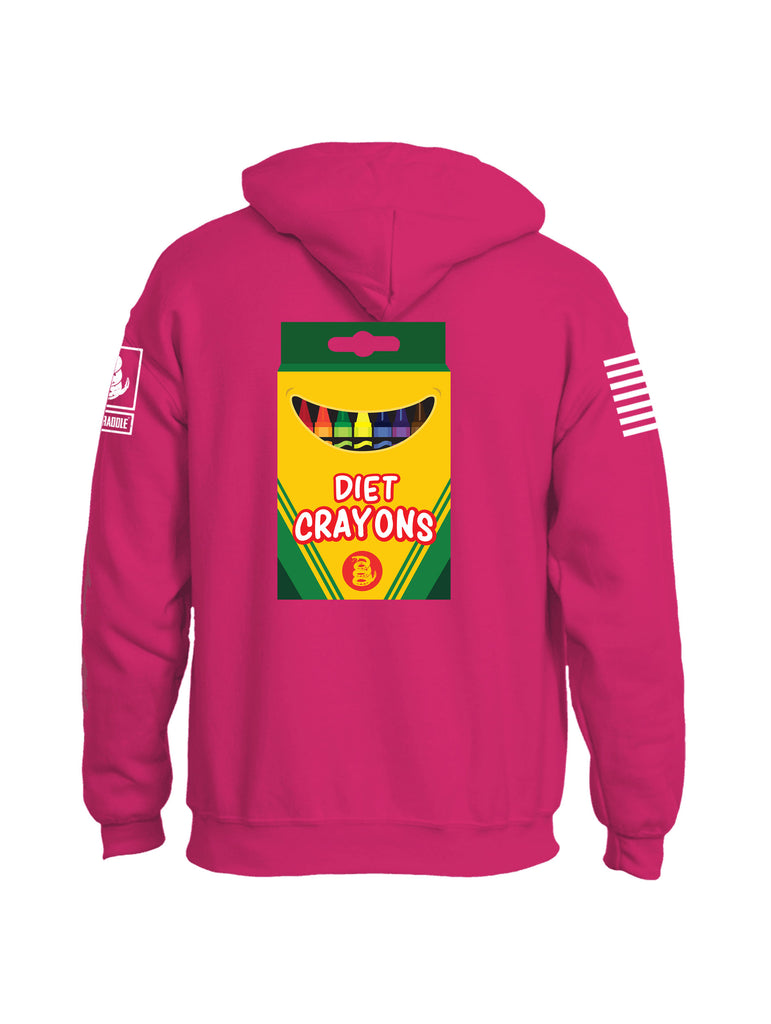 Battleraddle For When You Need To Pass Height And Weight Diet Crayons Snake Logo V2 Mens Blended Hoodie With Pockets