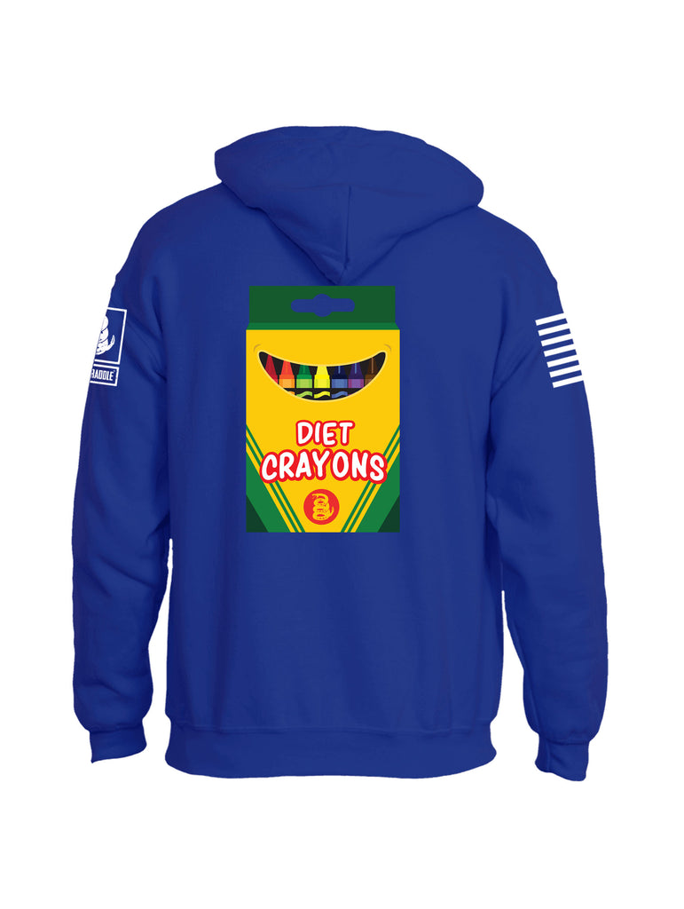 Battleraddle For When You Need To Pass Height And Weight Diet Crayons Snake Logo V2 Mens Blended Hoodie With Pockets