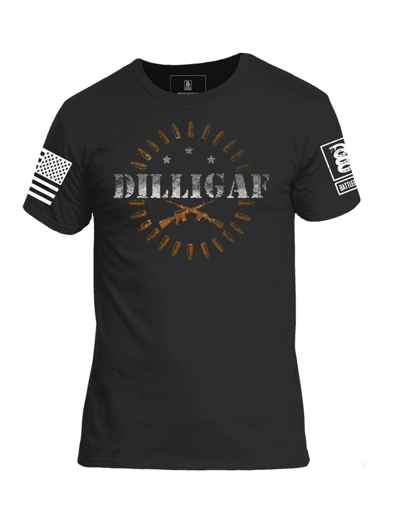 Battleraddle Dilligaf Mens Cotton Crew Neck T Shirt