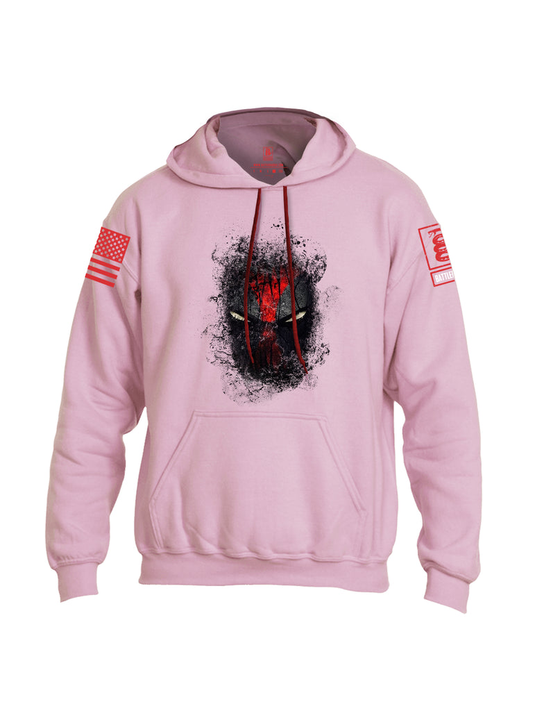 Battleraddle Smoked Avenger Dead Man Snake Eyes Red Sleeve Print Mens Blended Hoodie With Pockets