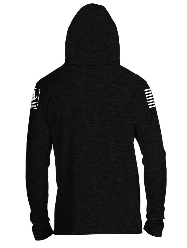 Battleraddle Drenched In Freedom Black Ops Edition Mens Thin Cotton Lightweight Hoodie