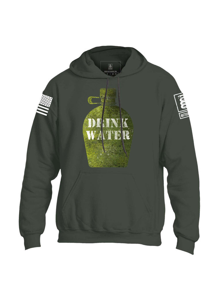 Battleraddle Canteen Drink Water Mens Blended Hoodie With Pockets - Battleraddle® LLC