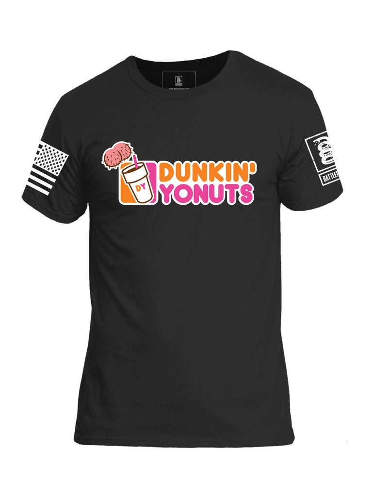Battleraddle Dunkin Yonuts V2 Mens Crew Neck Cotton T Shirt