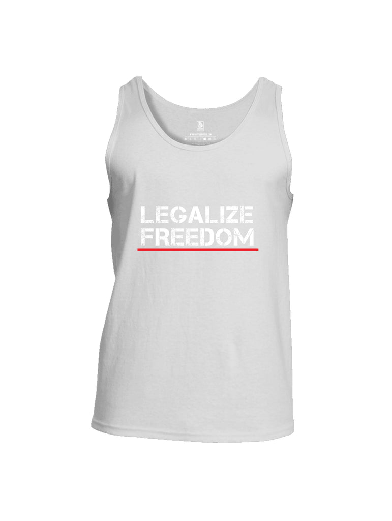 Battleraddle Legalize Freedom Men Cotton Cotton Tank Top