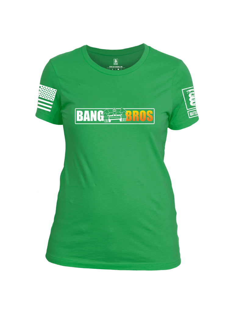 Battleraddle Bang Bros Tank Women Cotton Crew Neck T-Shirt