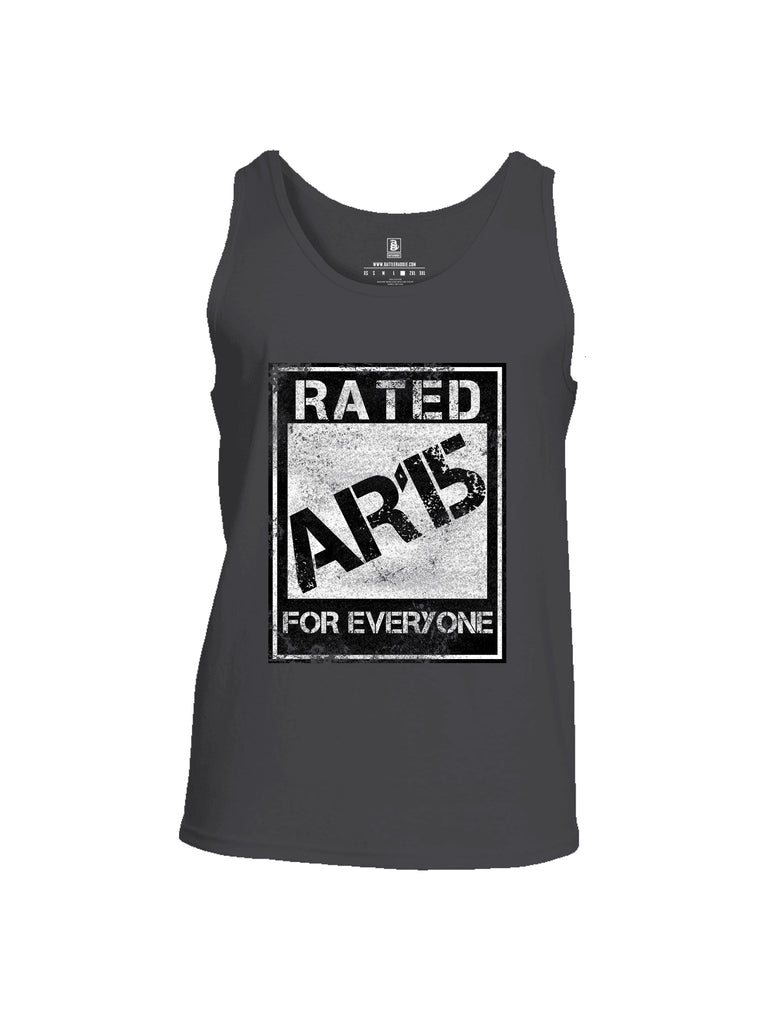 Battleraddle Rated Ar15 For Everyone  Men Cotton Cotton Tank Top