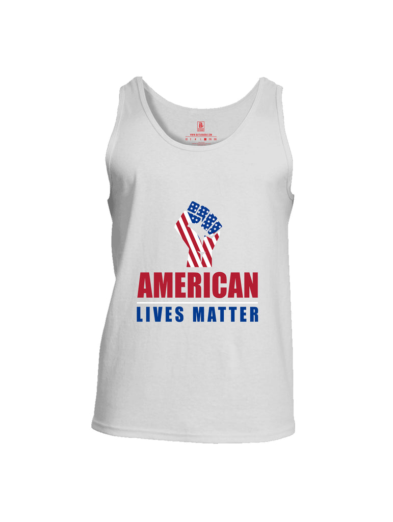 Battleraddle Fist American Lives Matter Men Cotton Cotton Tank Top