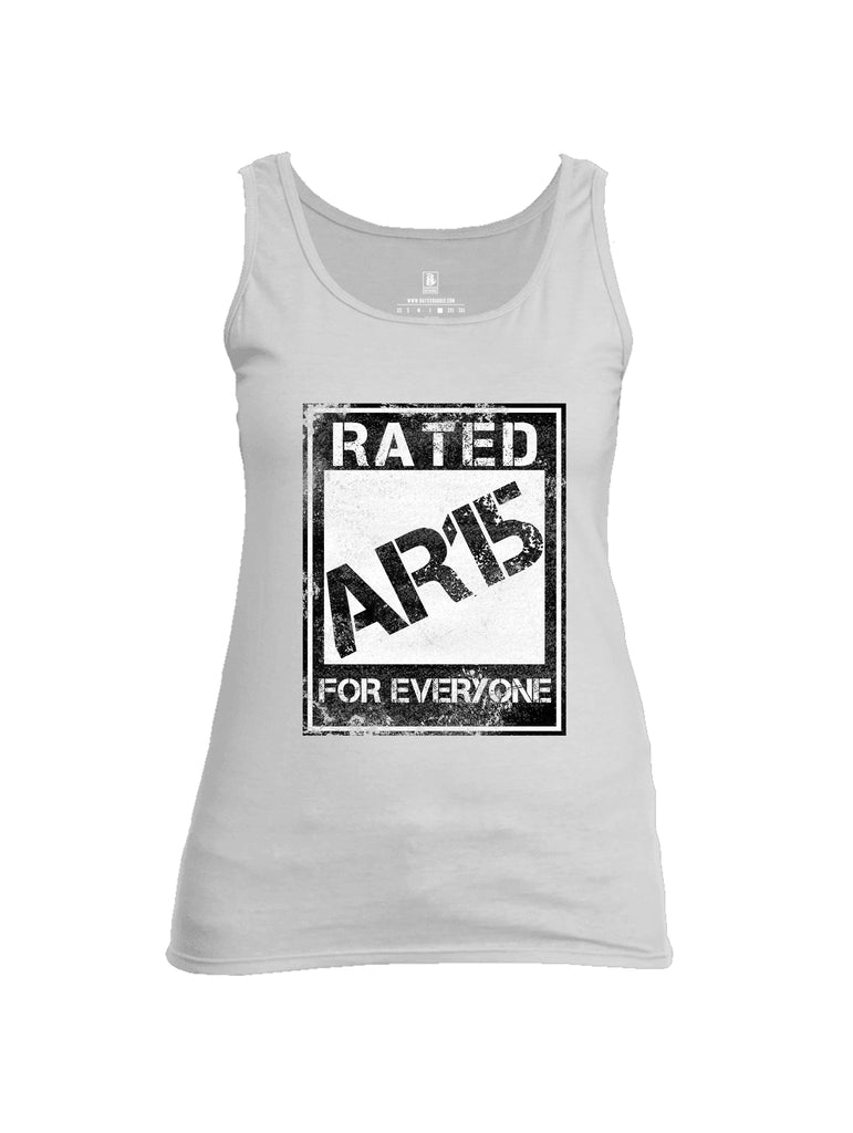 Battleraddle Rated Ar15 For Everyone  Women Cotton Cotton Tank Top