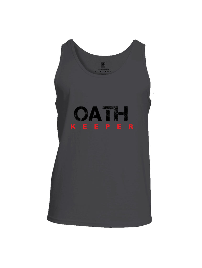 Battleraddle Oath Keeper Black {sleeve_color} Sleeves Men Cotton Cotton Tank Top