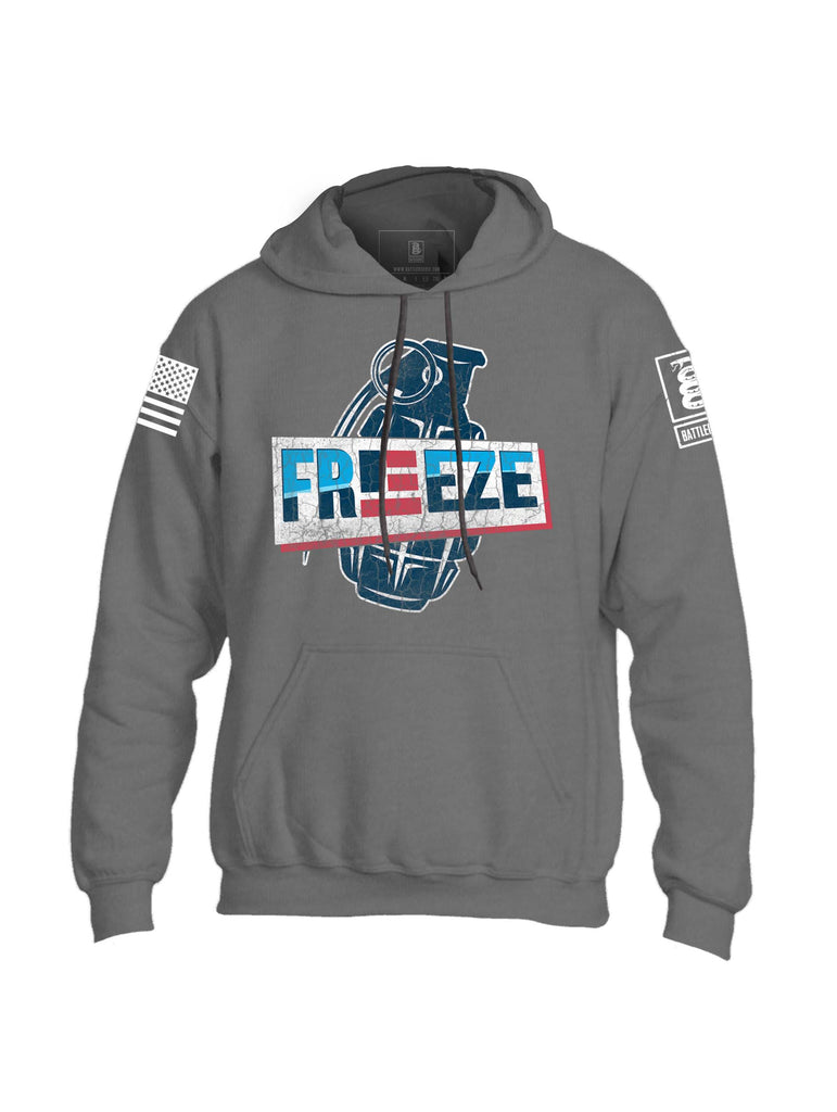 Battleraddle Freeze Grenade Mens Blended Hoodie With Pockets