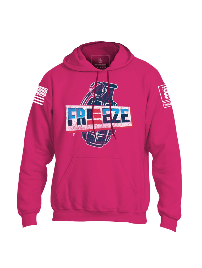 Battleraddle Freeze Grenade Mens Blended Hoodie With Pockets