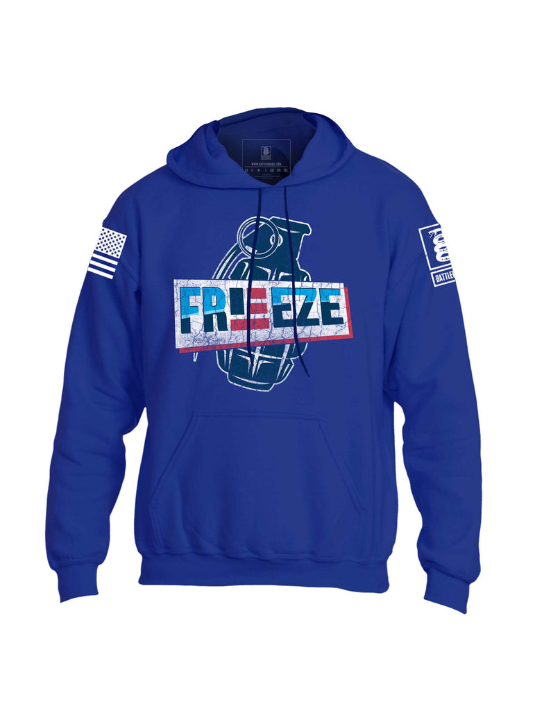 Battleraddle Freeze Grenade Mens Blended Hoodie With Pockets