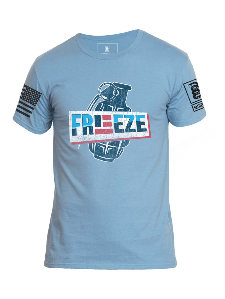 Battleraddle Freeze Grenade Mens Crew Neck Cotton T Shirt