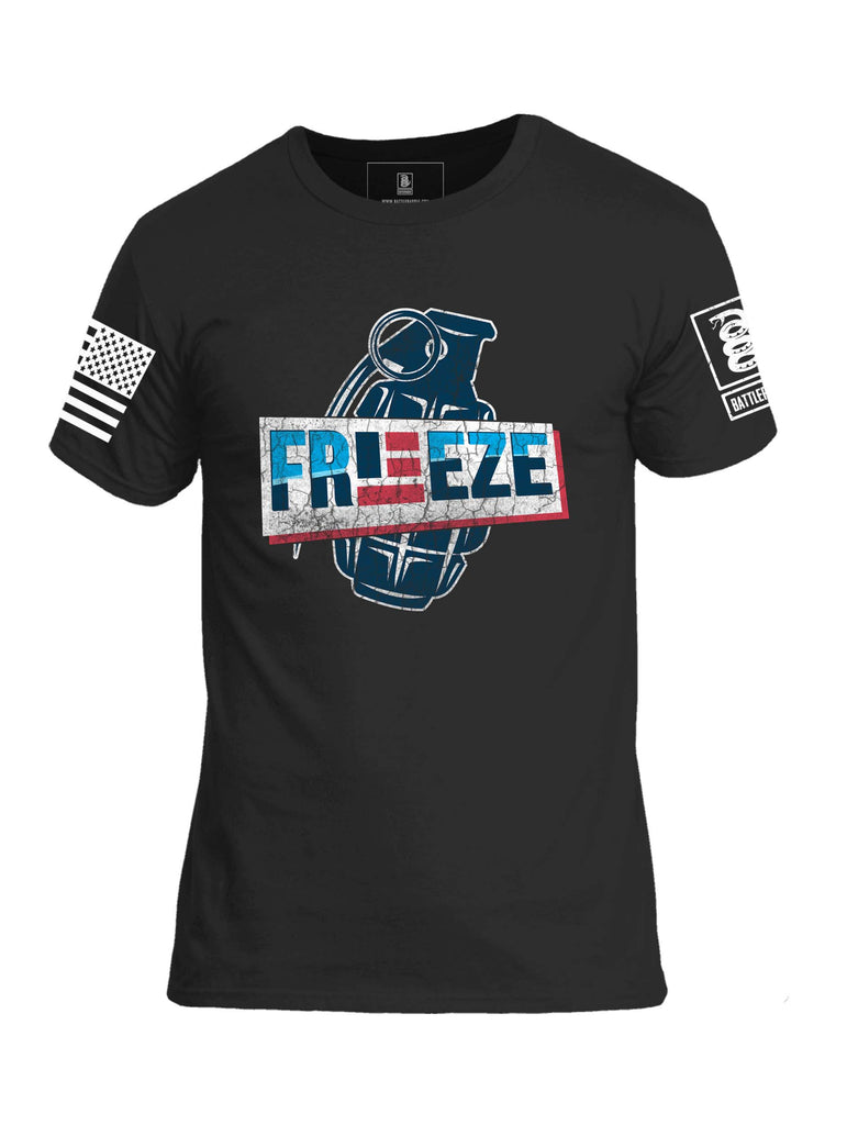 Battleraddle Freeze Grenade Mens Crew Neck Cotton T Shirt