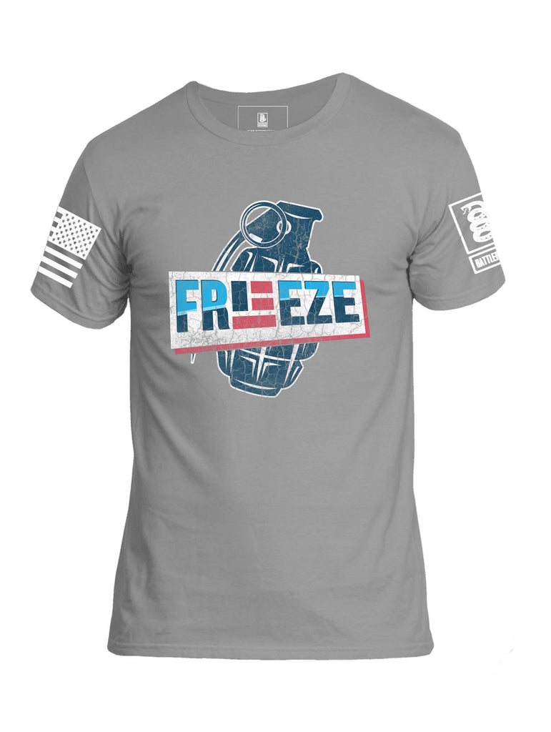 Battleraddle Freeze Grenade Mens Crew Neck Cotton T Shirt
