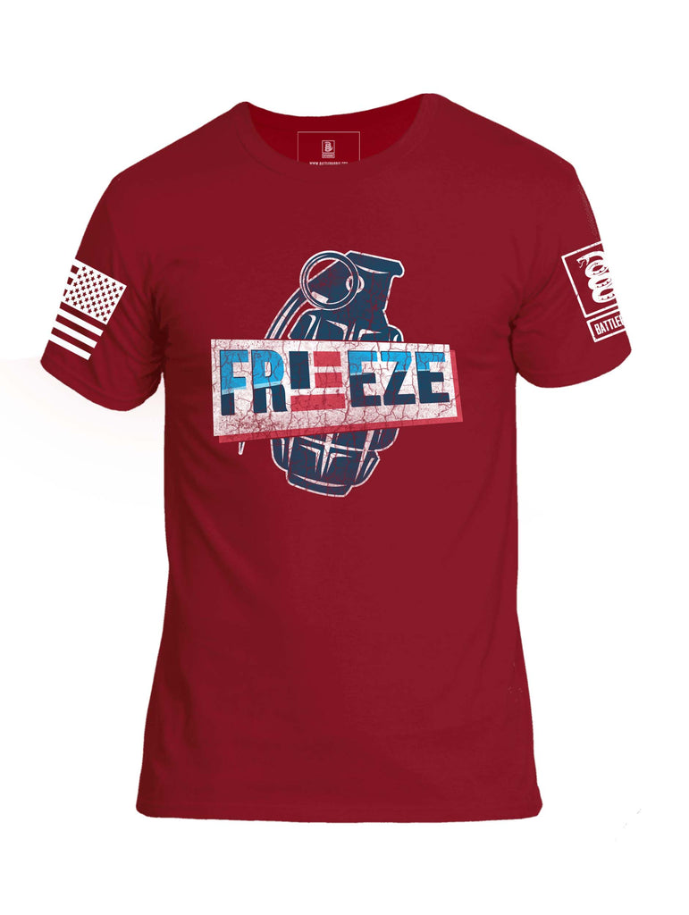 Battleraddle Freeze Grenade Mens Crew Neck Cotton T Shirt