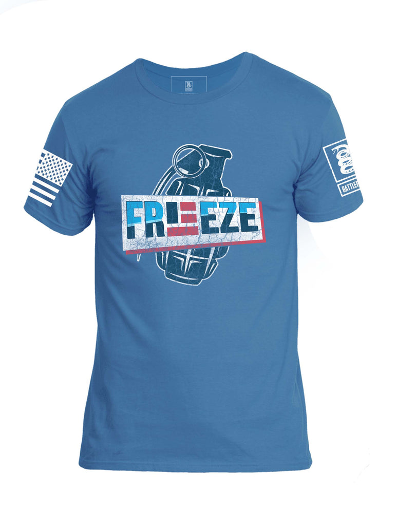 Battleraddle Freeze Grenade Mens Crew Neck Cotton T Shirt
