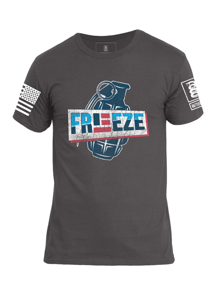 Battleraddle Freeze Grenade Mens Crew Neck Cotton T Shirt