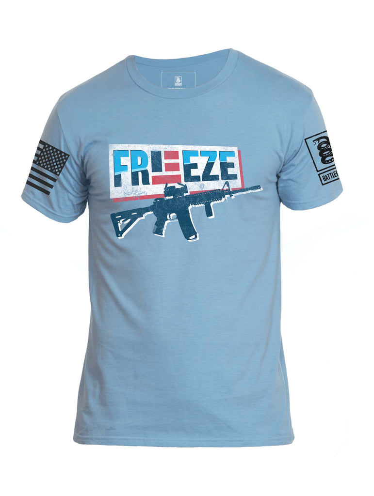 Battleraddle Freeze Rifle Mens Crew Neck Cotton T Shirt