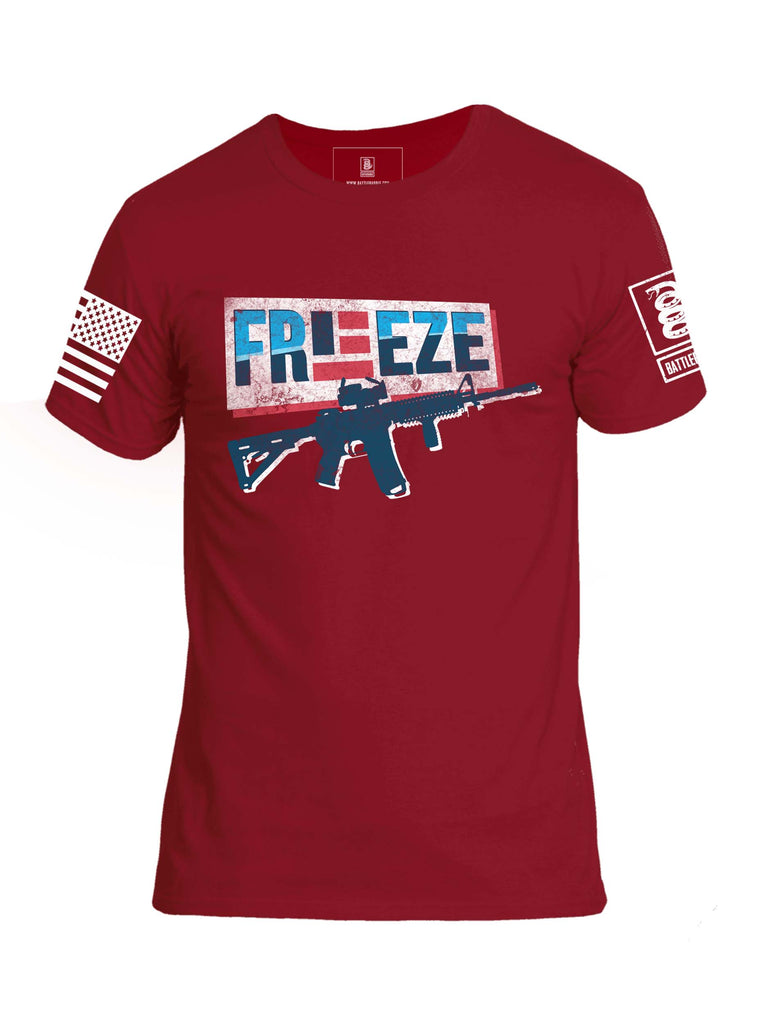 Battleraddle Freeze Rifle Mens Crew Neck Cotton T Shirt