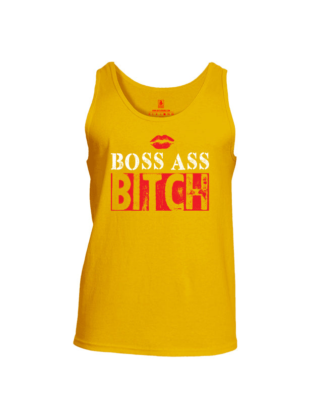 Battleraddle Boss Ass Bitch Mens Cotton Tank Top - Battleraddle® LLC