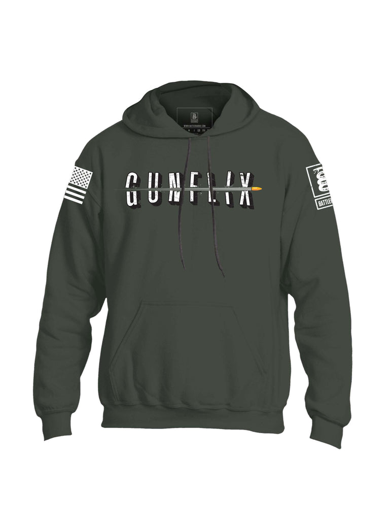 Battleraddle Gunflix Mens Blended Hoodie With Pockets