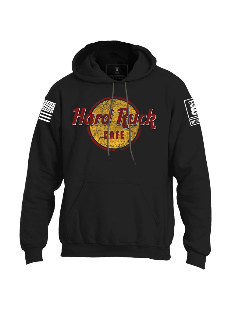 Battleraddle Hard Ruck Cafe Mens Blended Hoodie With Pockets
