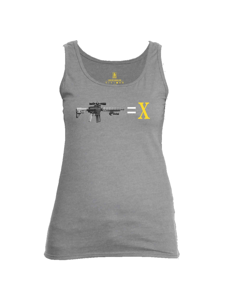 Battleraddle AR15=X Womens Cotton Tank Top shirt|custom|veterans|Apparel-Womens Tank Tops-Cotton