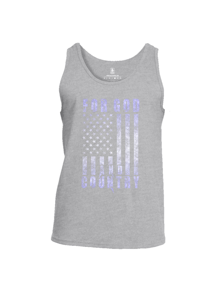 Battleraddle For God And Country Mens Cotton Tank Top