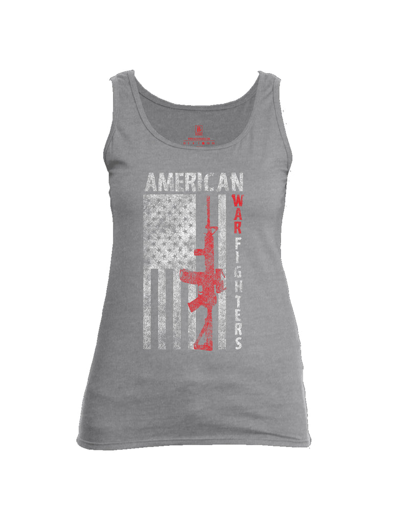 Battleraddle American War Fighters Womens Cotton Tank Top