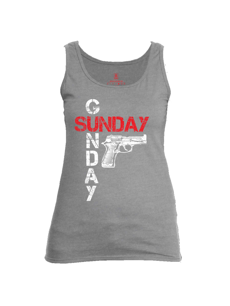 Battleraddle Sunday Gunday Womens Cotton Tank Top