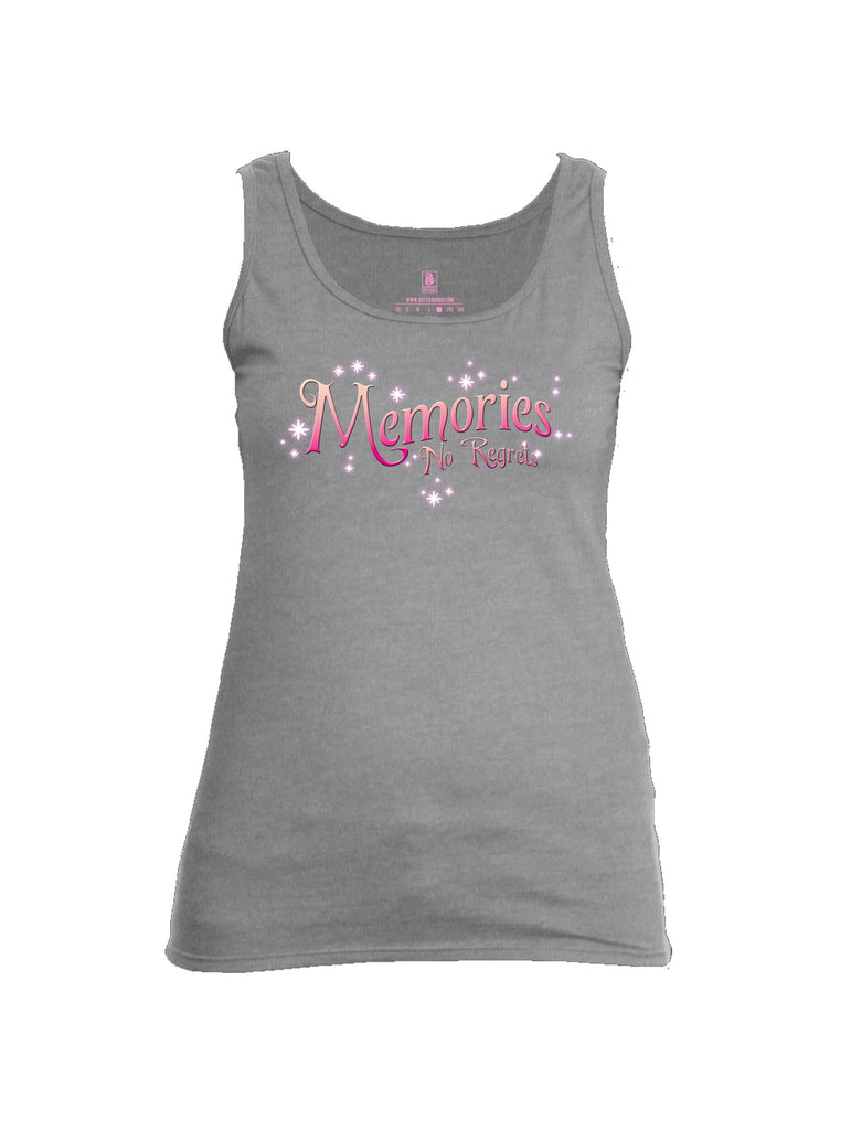 Battleraddle Memories No Regrets Womens Cotton Tank Top