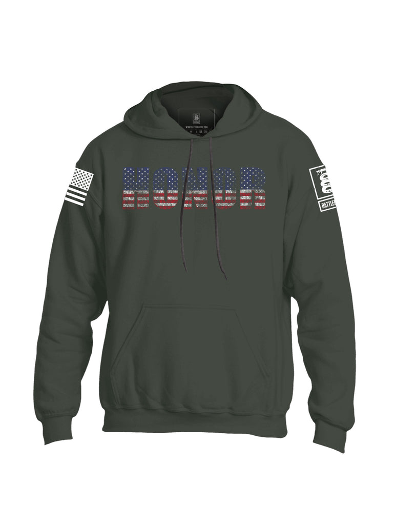 Battleraddle Honor Mens Blended Hoodie With Pockets