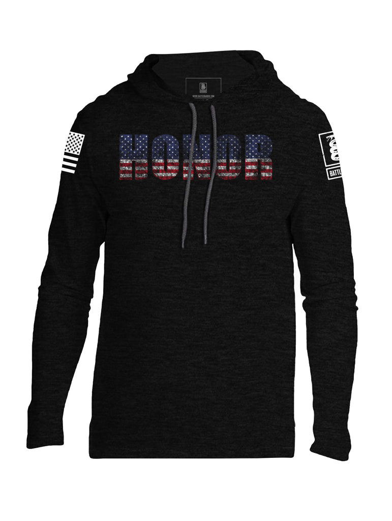 Battleraddle Honor Mens Thin Cotton Lightweight Hoodie