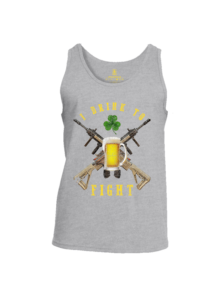 Battleraddle I Drink To Fight Mens Cotton Tank Top