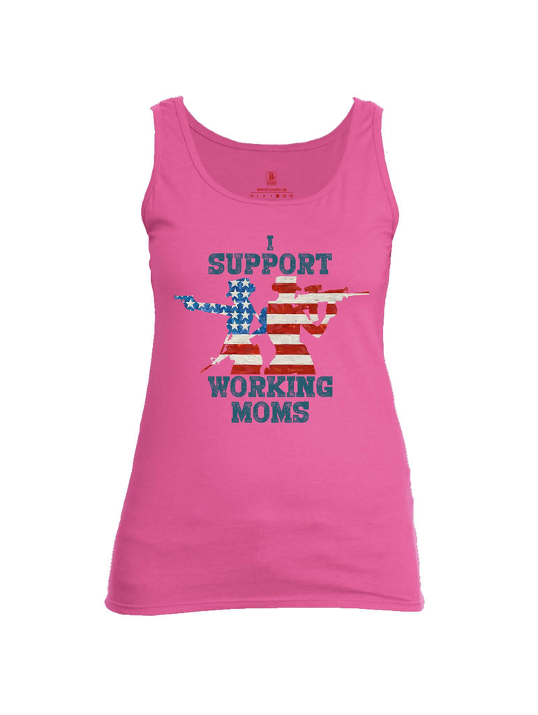 Battleraddle I Support Working Moms Womens Cotton Tank Top
