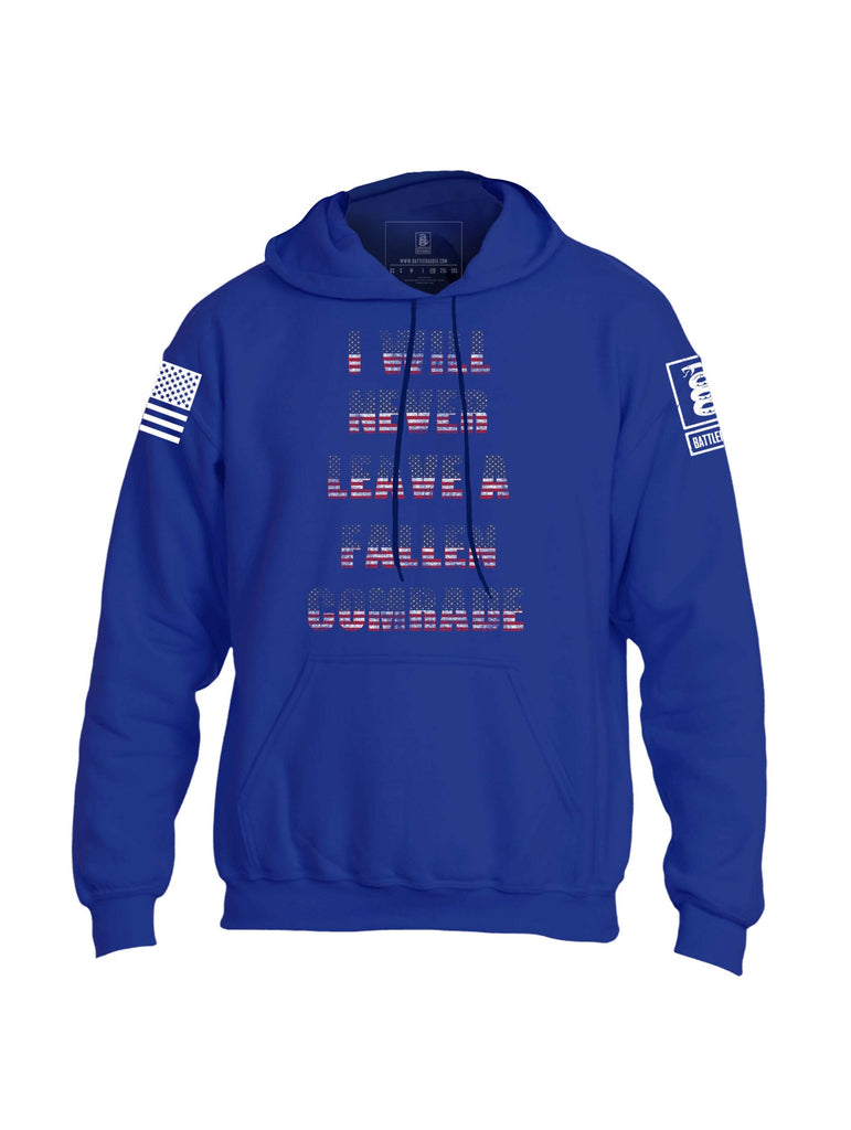 Battleraddle I Will Never Leave A Fallen Comrade Mens Blended Hoodie With Pockets