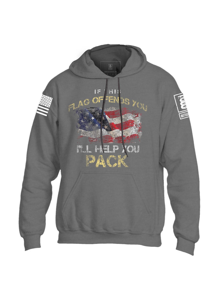 Battleraddle If This Flag Offends You I'll Help You Pack Mens Blended Hoodie