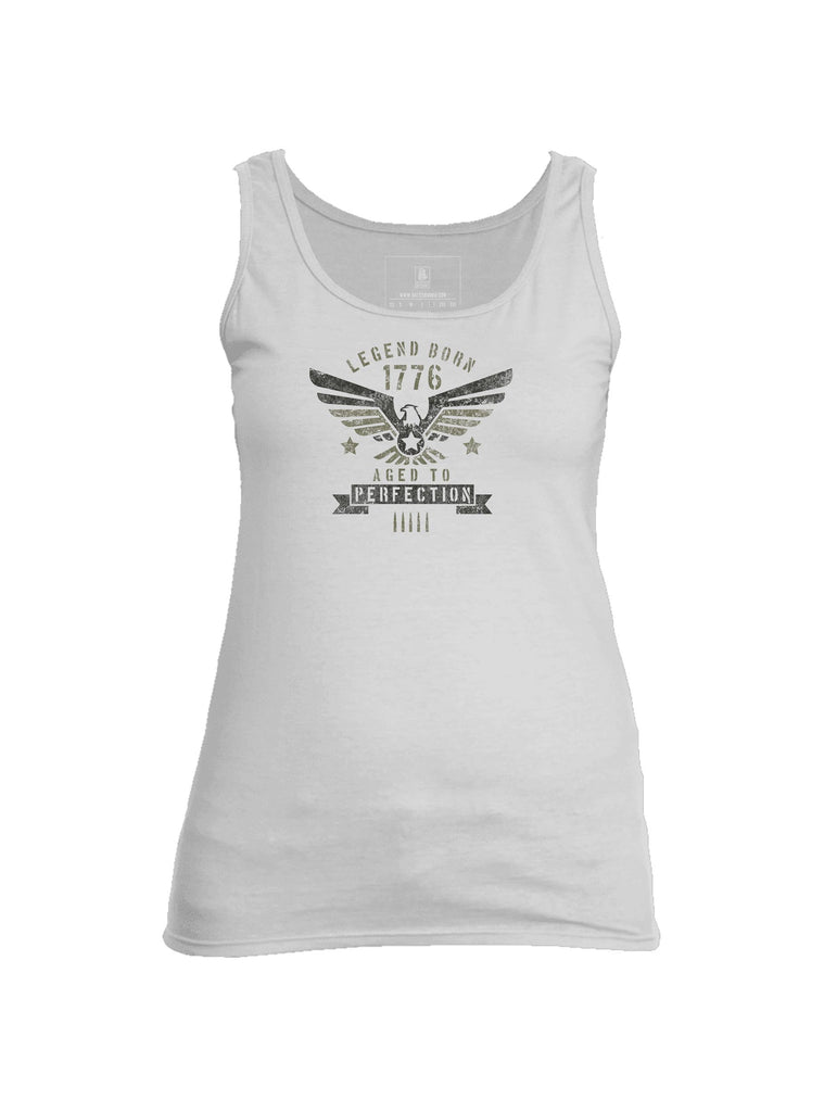 Battleraddle Legend Born 1776 Aged To Perfection Womens Cotton Tank Top
