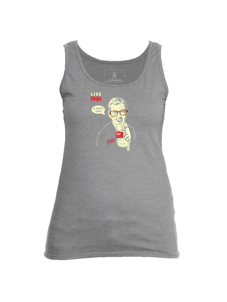 Battleraddle Live PNN In Today's News! PNN News Private Womens Cotton Tank Top