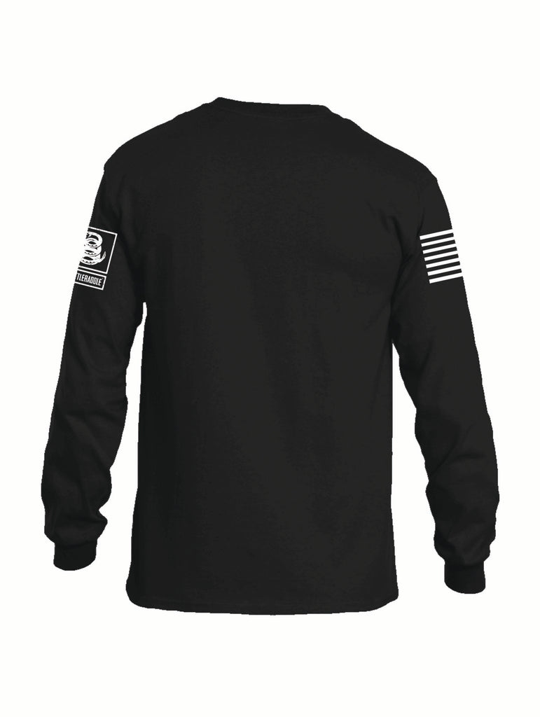 Battleraddle Home Of The Free Because Of The Brave Mens Cotton Long Sleeve Crew Neck T Shirt