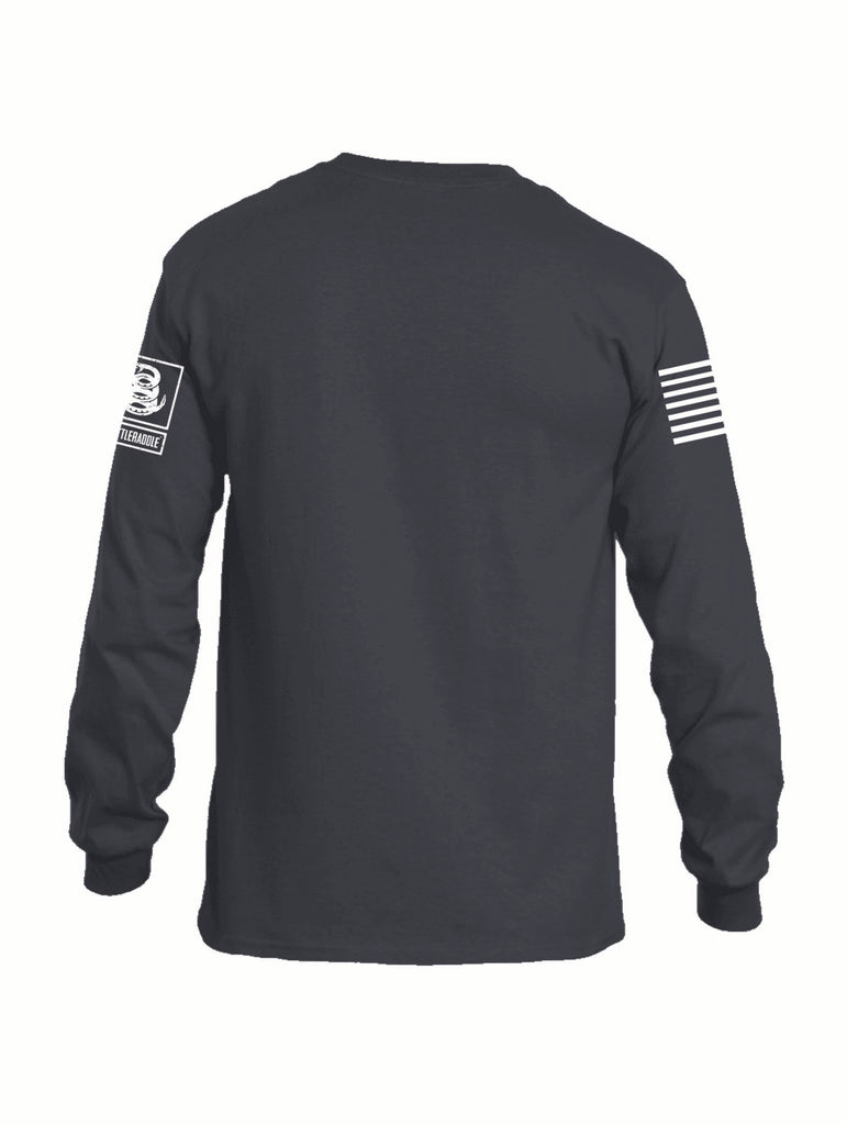 Battleraddle Home Of The Free Because Of The Brave Mens Cotton Long Sleeve Crew Neck T Shirt