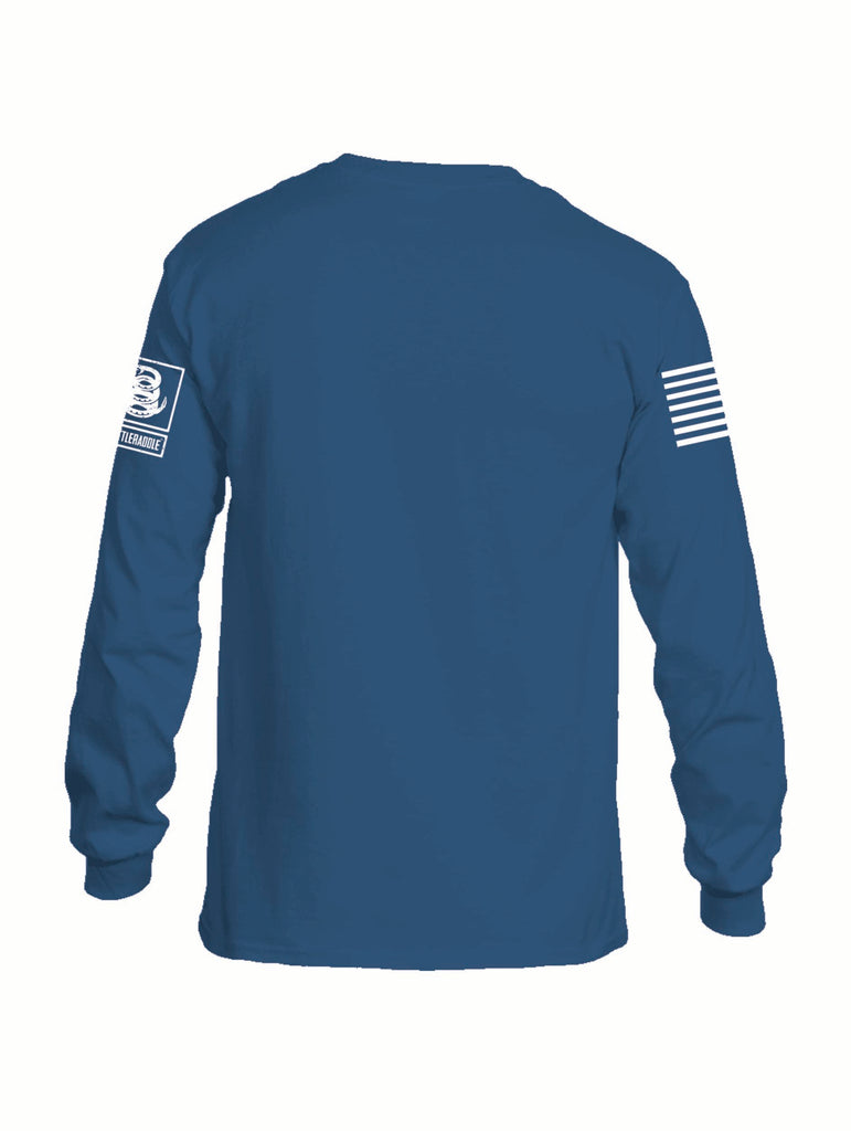 Battleraddle Out Of The Pan And In To The Fire Mens Cotton Long Sleeve Crew Neck T Shirt