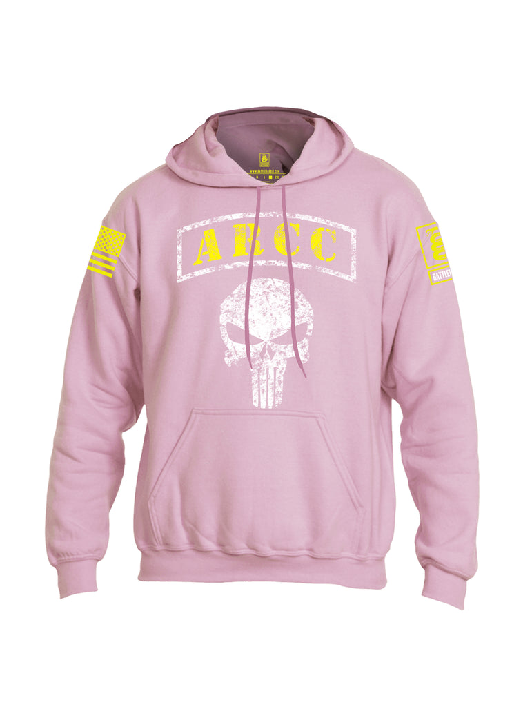 Battleraddle ARCC Punisher Yellow Sleeve Print Mens Blended Hoodie With Pockets - Battleraddle® LLC