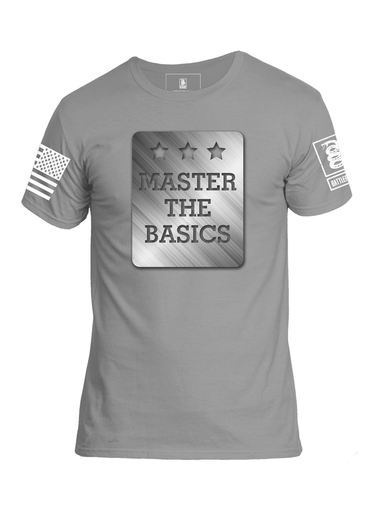 Battleraddle Master The Basics Mens Cotton Crew Neck T Shirt